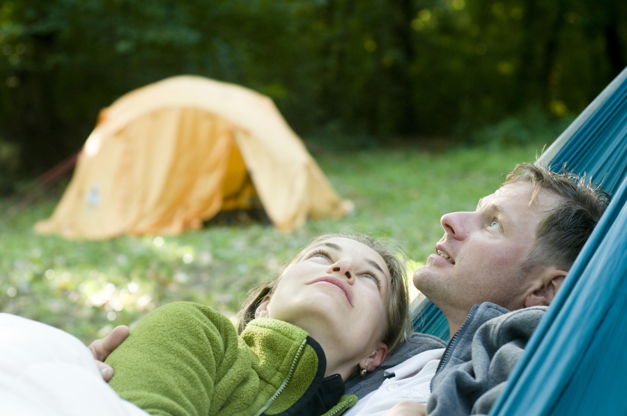 couple au camping des 2 Plages