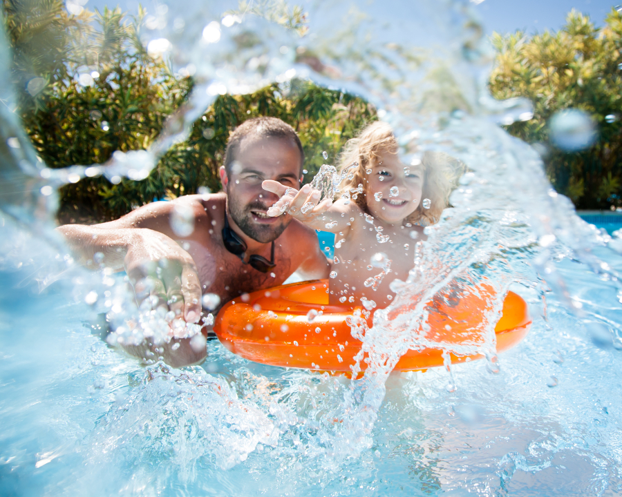 piscine camping Ascain 